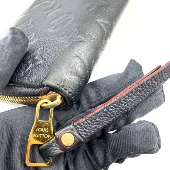 Louis Vuitton Monogram Empreinte M62121 Zippy Wallet in Marine Rouge - Picture 5 of 11